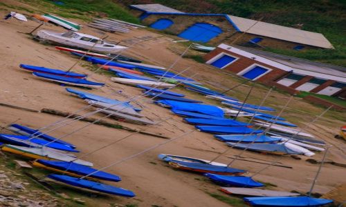 Zdjęcie ANGLIA / płn. / nadmorskie / Łodzie nie-na-wodzie