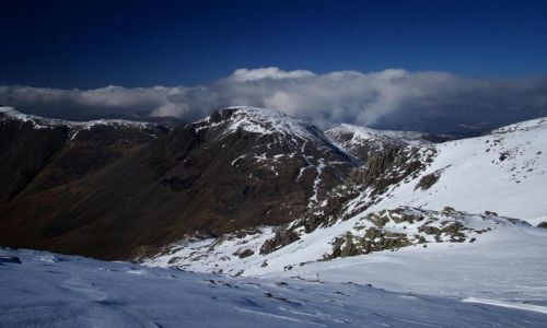 Zdjęcie ANGLIA / Lake District / widok z  podejscia na Scafell Pike / Great Gable