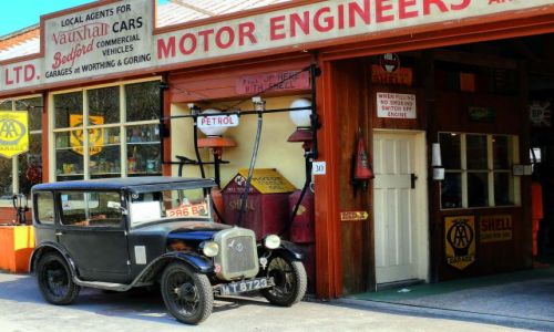 Zdjęcie ANGLIA / West Sussex / Amberley / Oldmobile