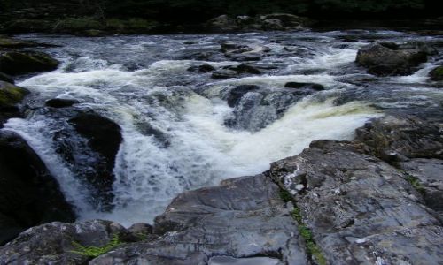 Zdjęcie ANGLIA / - / Rhaedr Ewynnol / mały wodospad