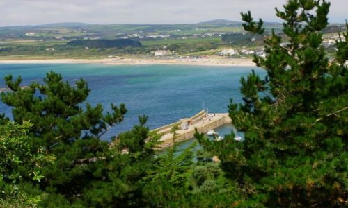Zdjęcie ANGLIA / Cornwall / St Michaels Mount / Marazion Beach