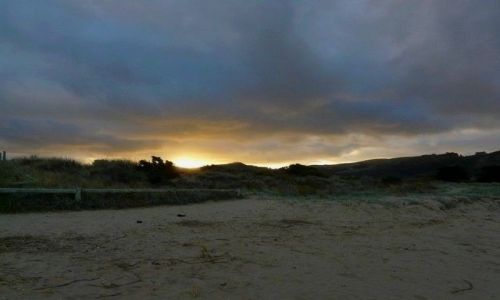 Zdjęcie ANGLIA / Cornwall / Perranporth beach / zaraz będzie padać