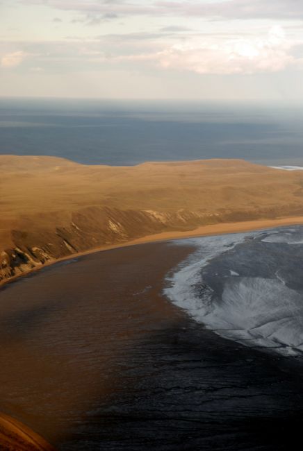 Zdjęcia: wybrzeże, Patagonia, z samolotu, ARGENTYNA Zdjęcia: wybrzeże, Patagonia, z samolotu, ARGENTYNA