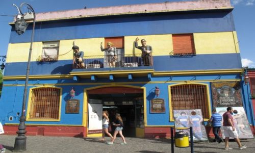 Zdjecie ARGENTYNA / Dzielnica Buenos Aires / Dzielnica Buenos Aires / Kolorowe domy w La Bocca