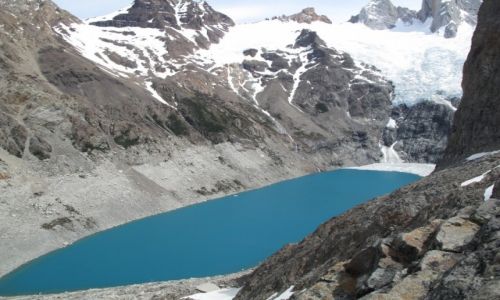 Zdjecie ARGENTYNA / Patagonia / Patagonia / Krystaliczne jezioro- Fitz Roy