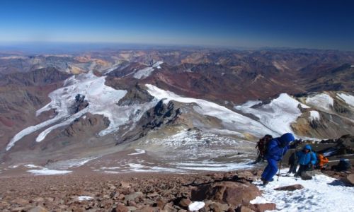 Zdjecie ARGENTYNA / Andz / Aconcagua / W drodze na szczyt