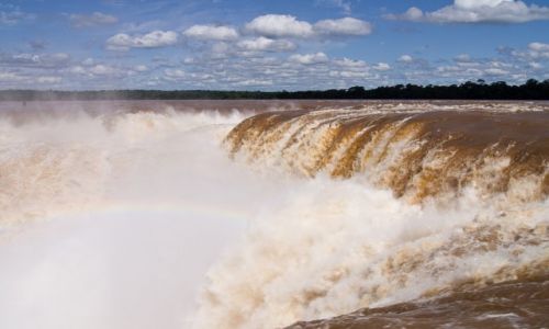 Zdjecie ARGENTYNA / Puerto Iguazu / PN Wodospadw Iguazu / Gardziel z rki dla Menhir