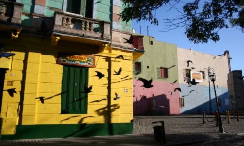 Zdjecie ARGENTYNA / Buenos Aires / La Boca / La Boca wczesnym rankiem