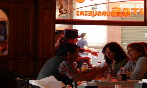 Zdjecie ARGENTYNA / Buenos Aires / Buenos Aires / cafe Britanico...San Telmo,Buenos