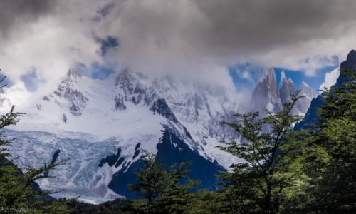 Zdjecie ARGENTYNA / Patagonia / NP Los Glaciares / Spowite...