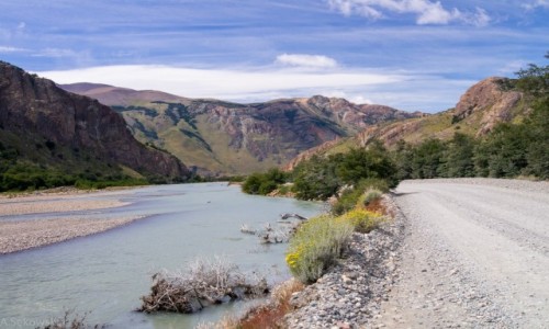 Zdjcie ARGENTYNA / Santa Cruz / okolice el Chalten / Rio de las Vueltas