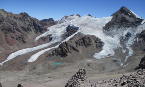 Zdjęcie ARGENTYNA / Andy / Camp Alaska / W drodze na Aconcaguę