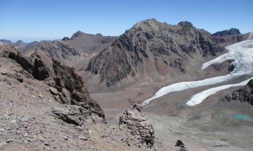 Zdjęcie ARGENTYNA / Andy / Camp Alaska / W drodze na Aconcaguę