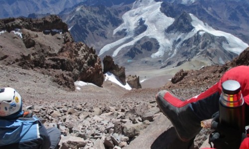Zdjęcie ARGENTYNA / Andy / La Canaleta / W drodze na szczyt Aconcagui