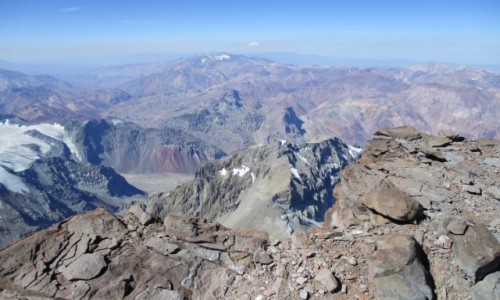 Zdj�cie ARGENTYNA / Andy / Aconcagua 6962m / Andy ze szczytu Aconcagui