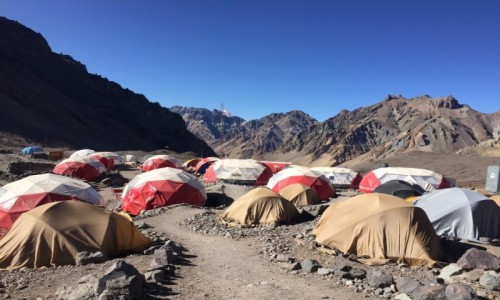 Zdjęcie ARGENTYNA / Andy / Plaza De Mulas / Basecamp Plaza De Mulas 4300m