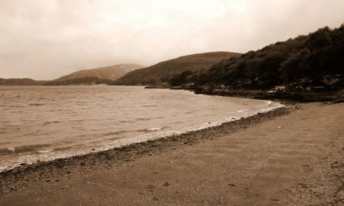 Zdjecie ARGENTYNA / Tierra del Fuego  / Ushuaia / koniec swiata, ponoc.