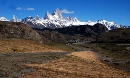 Zdjecie ARGENTYNA / Patagonia  / El Chanten  / widok na FitzRoy'a