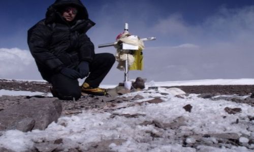 Zdjecie ARGENTYNA / - / Aconcagua / Na szczycie Ameryki Poudniowej