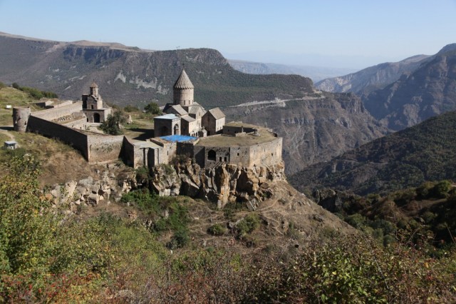 Zdj cia: Kanion rzeki Vorotan, Sjunik, Klasztor Tatev, ARMENIA