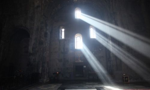 Zdjcie ARMENIA / Sjunik / Zesp klasztorny Tatev / Wntrze kocioa w. Piotra i Pawa w Tatev