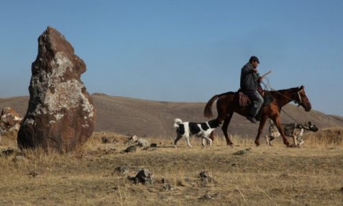 Zdjecie ARMENIA / Sisian / Zorats Karer / Pasterz