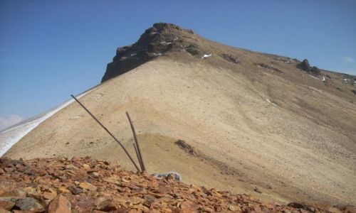 Zdjecie ARMENIA / brak / Wulkan Aragats (4090 m) najwyzsza gora Armenii / Widok z 