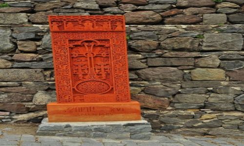 Zdjcie ARMENIA / prowincja Kotyak / klasztor Geghart / Chaczkar
