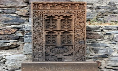 Zdjcie ARMENIA / Kotajk / Geghard  / Chaczkar