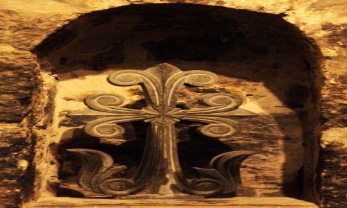 Zdjcie ARMENIA / Ararat / Chor Wirap / Chaczkar z celi w. Grzegorza Owieciciela