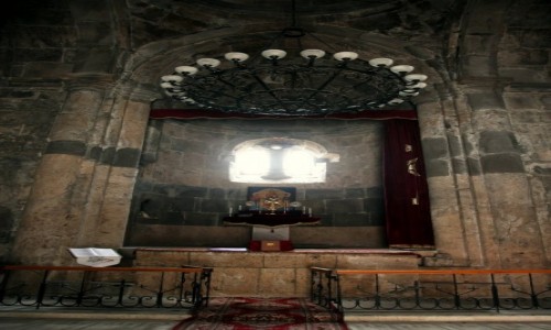 Zdjcie ARMENIA / Tawush - Dilian  / Klasztor w Hagarcin / Otarz