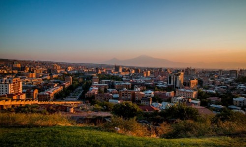 Zdj�cie ARMENIA / Erywa� / Erywa� / Yerevan sunset
