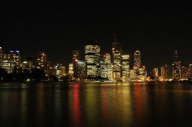 Zdjęcia: Brisbane, Queensland, Widok na miasto w Kangaroo Point, AUSTRALIA Zdjęcia: Brisbane, Queensland, Widok na miasto w Kangaroo Point, AUSTRALIA