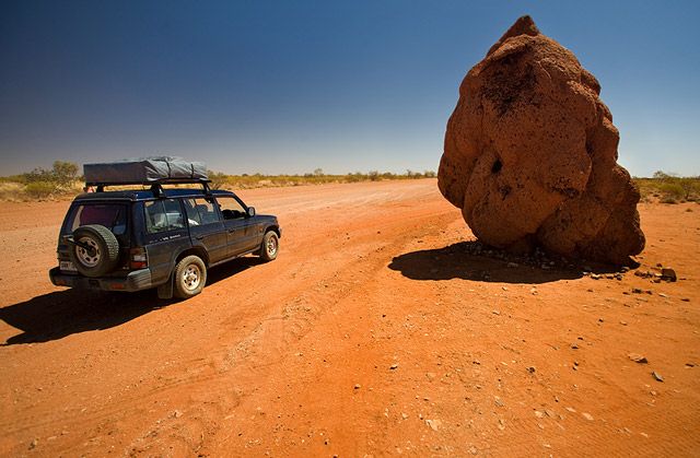 Zdjęcia: Higway Plenty, Northern Territory, termitiera, AUSTRALIA Zdjęcia: Higway Plenty, Northern Territory, termitiera, AUSTRALIA