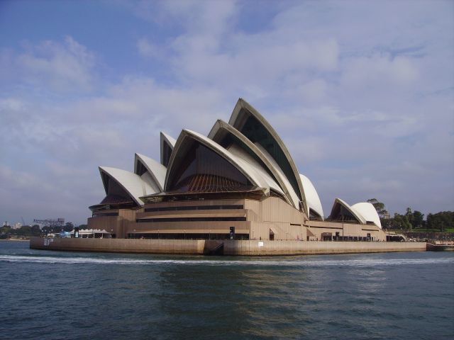 Zdjęcia: Sydney, połud.-wschodnia Australia, Opera - widok z promu, AUSTRALIA Zdjęcia: Sydney, połud.-wschodnia Australia, Opera - widok z promu, AUSTRALIA