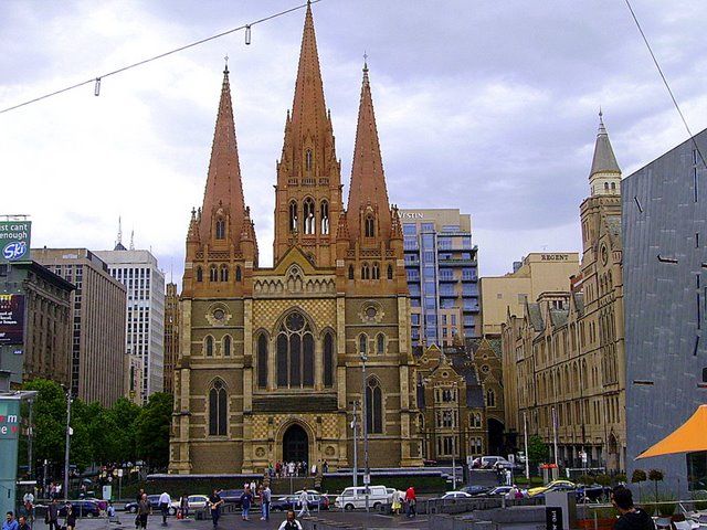 Zdjęcia: Melbourne, południowa Australia, katedra w Melbourne, AUSTRALIA Zdjęcia: Melbourne, południowa Australia, katedra w Melbourne, AUSTRALIA