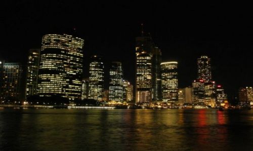 Zdjęcie AUSTRALIA / Queensland / Brisbane / Panorama noca