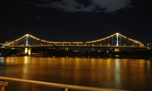 Zdjęcie AUSTRALIA / Queensland / Brisbane / Story Bridge - noca