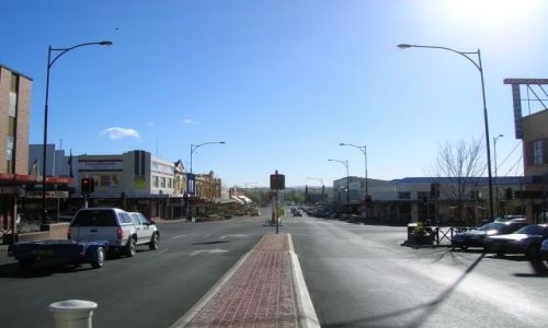 Zdjęcie AUSTRALIA / NSW / Forbes, miasto, interia / Szerokie ulice opusztoszalego miasta