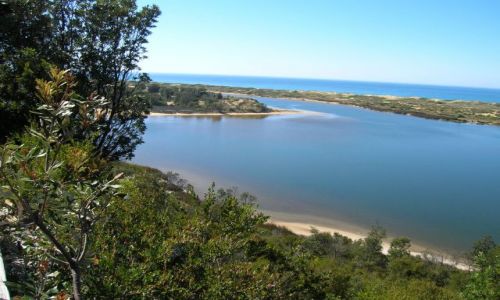 Zdjcie AUSTRALIA / Vic / okolice Orbost / Rzeka wpada do oceanu