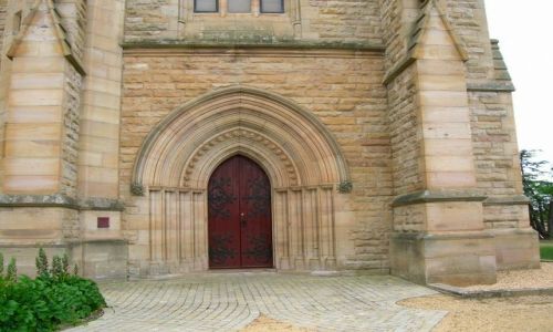 Zdjecie AUSTRALIA / NSW / Goulburn / Brama kosciola anglikanskiego