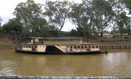 Zdjecie AUSTRALIA / Vic. i NSW / Echuca / Statek parowy na Murray river