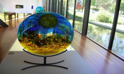 Zdjecie AUSTRALIA / NSW / Wagga-wagga / W muzeum rzezby szklanej