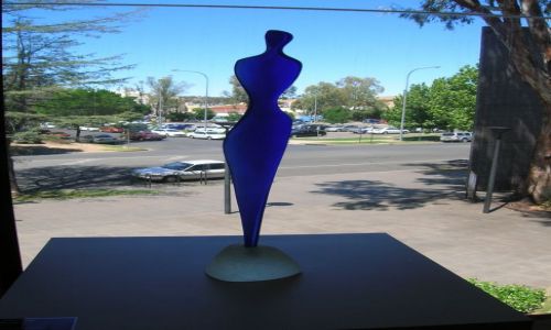 Zdjęcie AUSTRALIA / NSW / Wagga-wagga / W muzeum rzezby szklanej