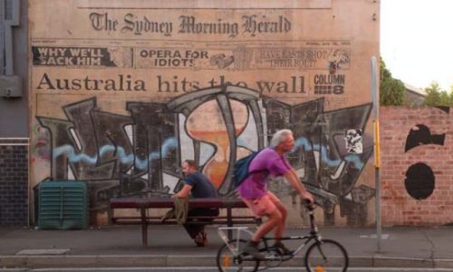 Zdjecie AUSTRALIA / Nowa Południowa Walia / Sydney, Newtown / Czekając na autobus