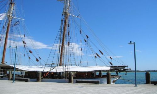Zdjecie AUSTRALIA / NSW / port Macquarie / Zabytkowy statek