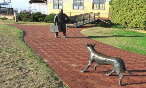 Zdjęcie AUSTRALIA / Fremantle / nadbrzeże / Powitanie