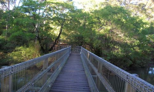 Zdjcie AUSTRALIA / Zach.Australia / Pilgara / Mostek w Pilgara na Murray River