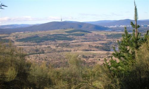 Zdjecie AUSTRALIA / ACT / MT Stromlo / widok na gore Black Mountain