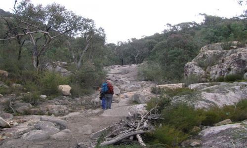 Zdjecie AUSTRALIA / ACT / Australian Alps / Land slide, osuniecie ziemi w gorach.